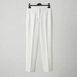 Ebrarengiz Moda - 2001 KALEM PAÇA PANTOLON K15 BEYAZ