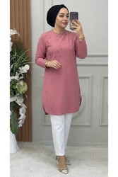 Ebrarengiz Moda - 3001 TUNİK K30 PEMBE