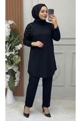 Ebrarengiz Moda - 3005 TUNİK K30 SİYAH
