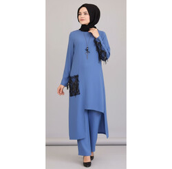 Ebrarengiz Moda - 3011 TAKIM K50 MAVİ