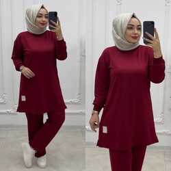 Ebrarengiz Moda - 5270 ARMALI TAKIM K60 BORDO