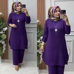 Ebrarengiz Moda - 5290 KOLYELİ TAKIM K65 MOR