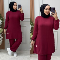 Ebrarengiz Moda - 5320 ARMA TAKIM K65 BORDO