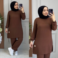 Ebrarengiz Moda - 5320 ARMA TAKIM K65 KAHVE