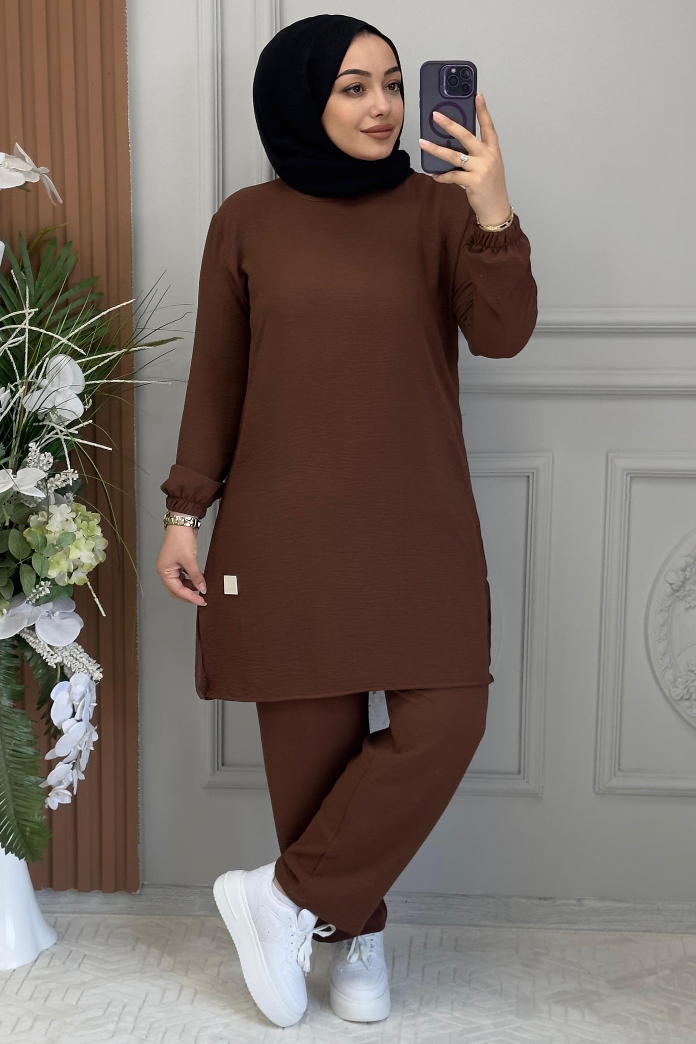 5320 ARMA TAKIM K65 KAHVE