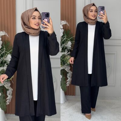 5330 ASUDE ÜÇLÜ TAKIM K120 SİYAH