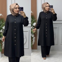 Ebrarengiz Moda - 5340 ÜLKÜ TAKIM K120 SİYAH
