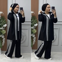 Ebrarengiz Moda - 5370 LİVA TAKIM K130 SİYAH