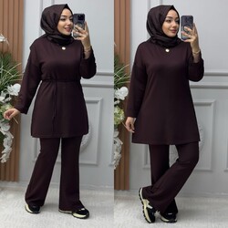 Ebrarengiz Moda - 5390 BERRA TAKIM K130 KAHVE