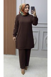 Ebrarengiz Moda - 5400 FUNDA TAKIM K75 KAHVE