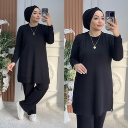 Ebrarengiz Moda - 5410 BURGU TAKIM K120 SİYAH