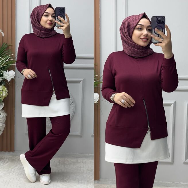 5430 MELİNA TAKIM K160 BORDO