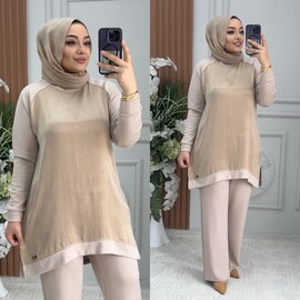 Ebrarengiz Moda - 5440 İPEK TAKIM K170 TAŞ