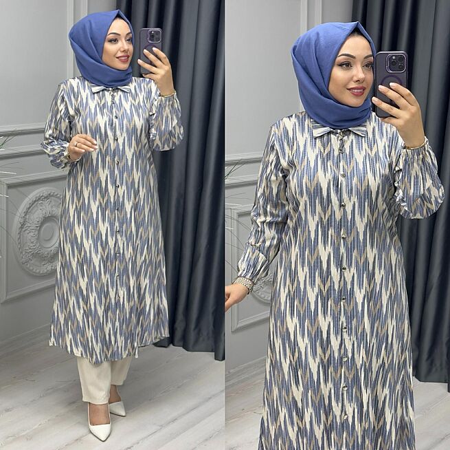 5490 EBRULİ TAKIM K140 MAVİ - 1