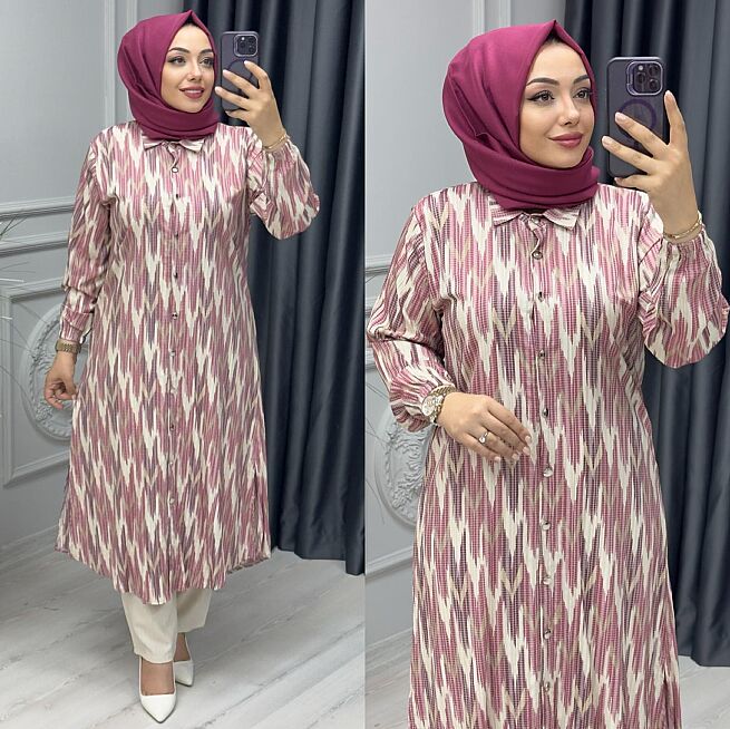 5490 EBRULİ TAKIM K140 PEMBE - 1
