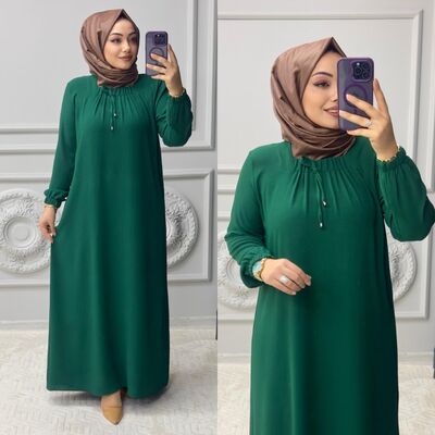 6280 EFSANE ELBİSE K60 ZÜMRÜT
