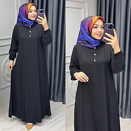6410 RÜYA ELBİSE K140 SİYAH