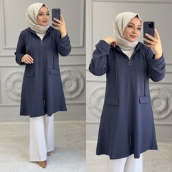 Ebrarengiz Moda - 7250 BAHRİYE HIRKA K85 ANTRASİT