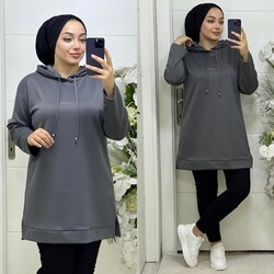 Ebrarengiz Moda - 8750 OYSHO TUNİK K60 FÜME