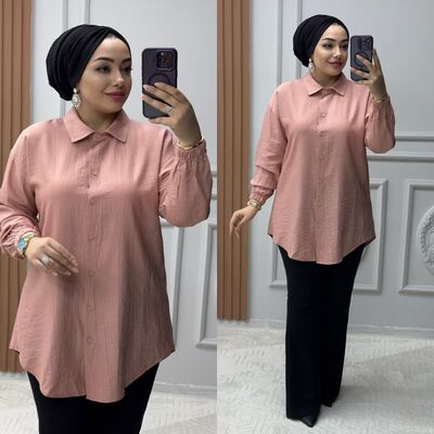 8800 ASOS GÖMLEK K80 PUDRA