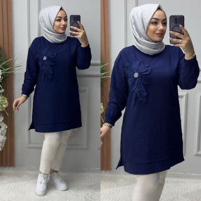 8810 SARDUNYA TUNİK K80 LACİVERT