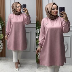 Ebrarengiz Moda - 8820 MİRA TUNİK K55 PUDRA
