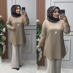 Ebrarengiz Moda - 8830 MELİSA TUNİK K60 TAŞ