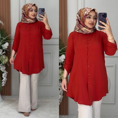 8840 GAMZE TUNİK K65 KİREMİT
