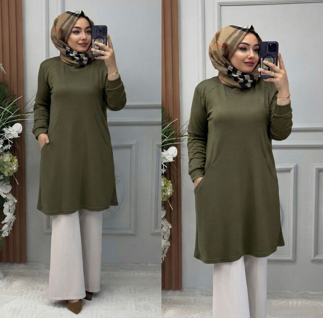 8880 AZRA TUNİK K75 HAKİ