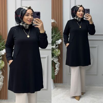 8880 AZRA TUNİK K75 SİYAH