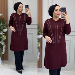 Ebrarengiz Moda - 8900 TUANA TUNİK K70 BORDO