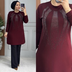 Ebrarengiz Moda - 8910 BERNA TUNİK K65 BORDO