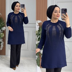 Ebrarengiz Moda - 8910 BERNA TUNİK K65 LACİVERT