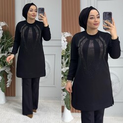 Ebrarengiz Moda - 8910 BERNA TUNİK K65 SİYAH