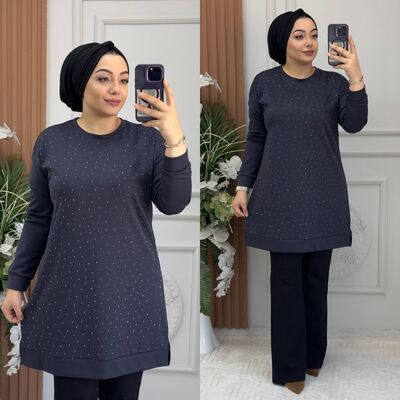 8920 PIRILTI TUNİK K70 FÜME