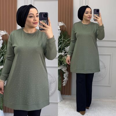 8920 PIRILTI TUNİK K70 HAKİ