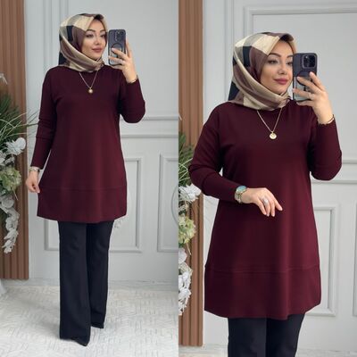 8930 AYBEN TUNİK K75 BORDO