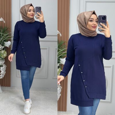 8940 DORA TUNİK K80 LACİVERT