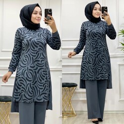 Ebrarengiz Moda - E5070 ZEBRA TAKIM K20 ANTRASİT