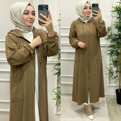 Ebrarengiz Moda - E7080 HALE KAP K25 KAHVE