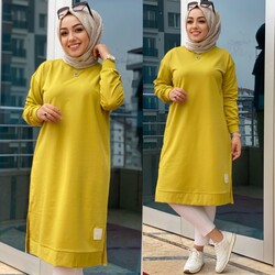 Ebrarengiz Moda - E8050 BUSE TUNİK K20 YAĞ YEŞİLİ